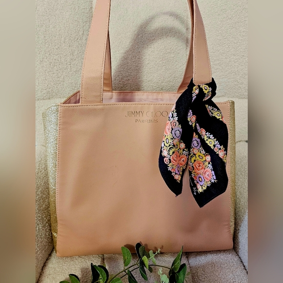 Jimmy Choo Handbags - Jimmy Choo Tote Bag w/ Scarf
